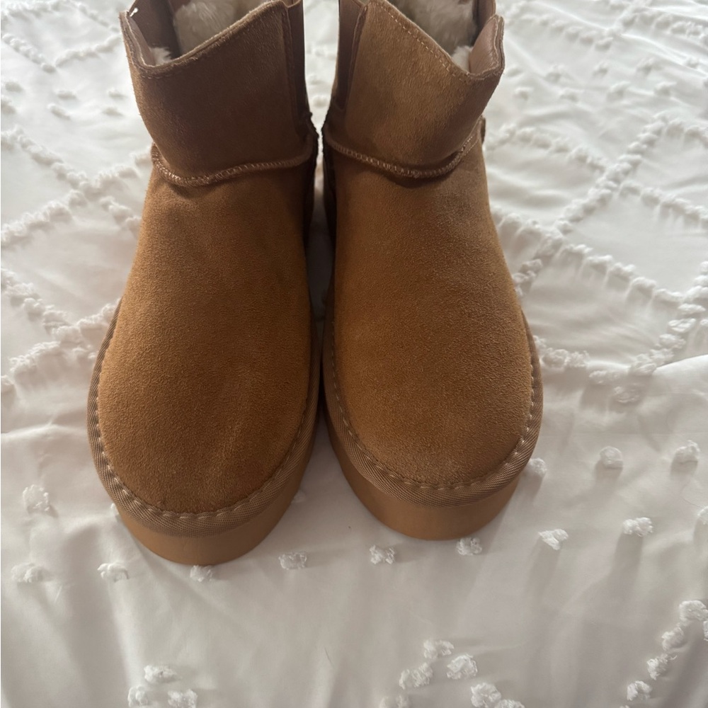 Cozy Tan Ankle Boots